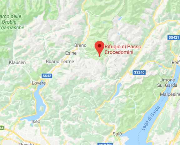 Lage Passo Crocedomini 