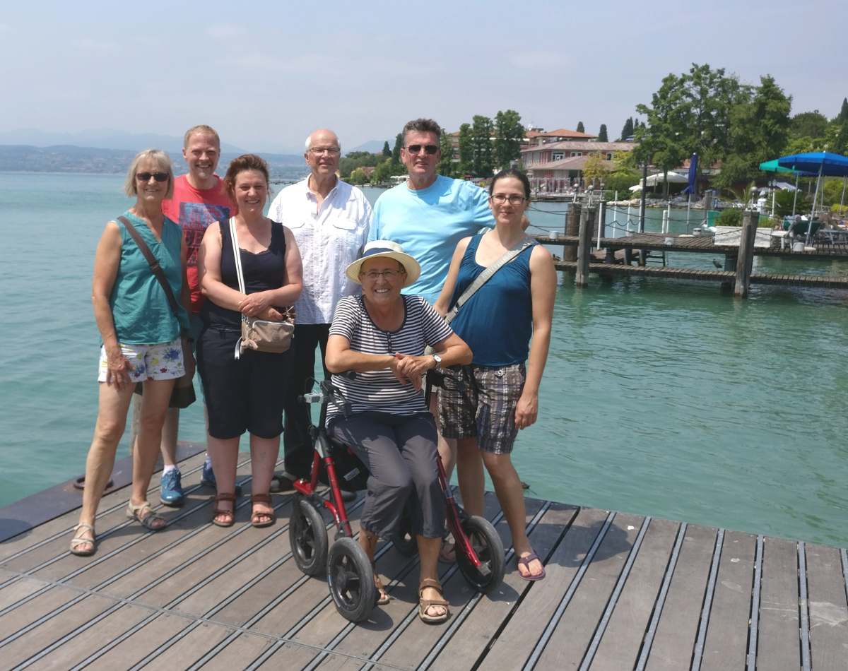 Die ganze Truppe in Sirmione